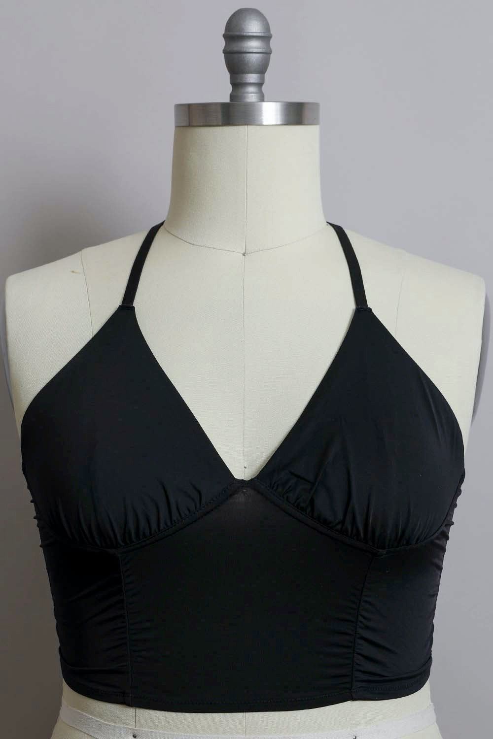 Plus Size Ruched Bralette – Comfortable Wireless Support for Curvy Women