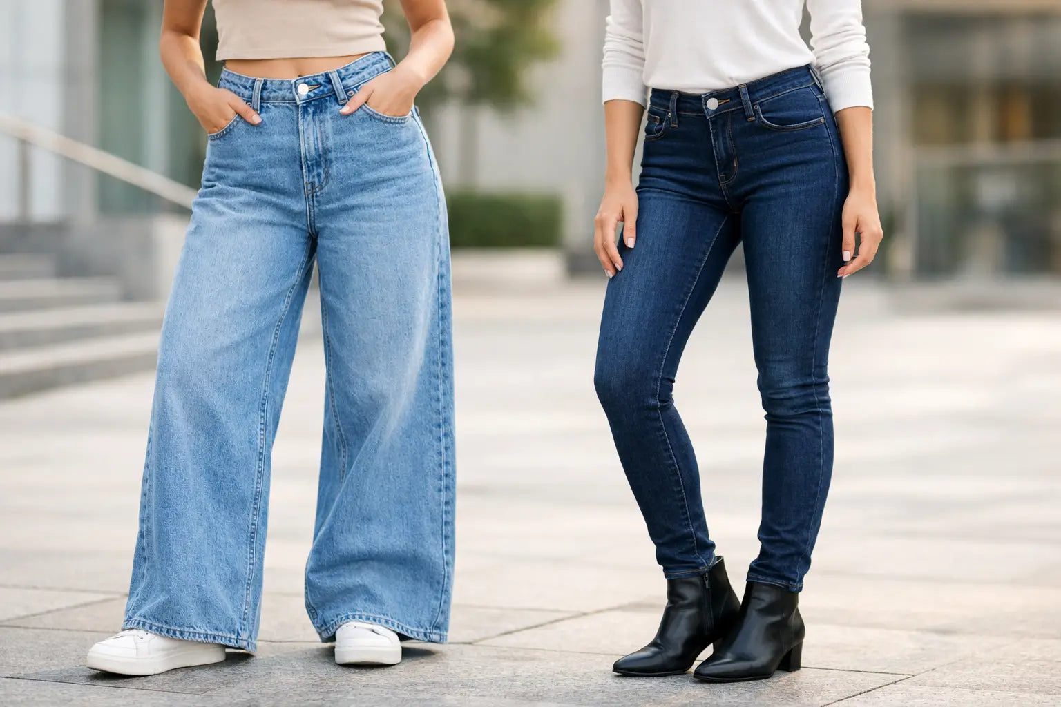 Wide Leg Versus Skinny Jeans: Which Fits You?