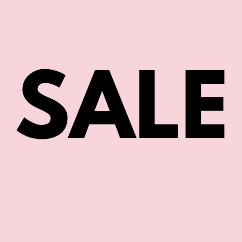 SALE text on a pink background promoting discounted fashion and accessories from the Swageye SALE collection.