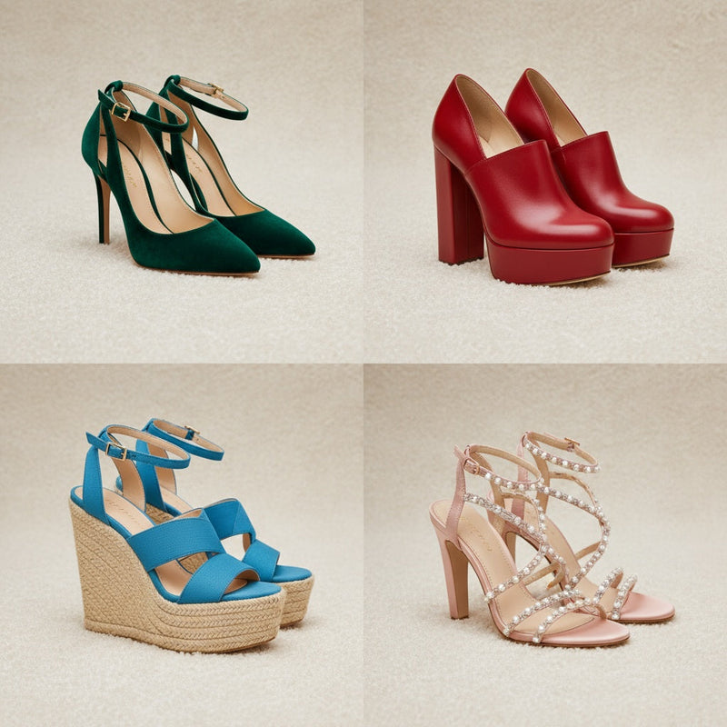 Heels and Wedges for Women with Inspo