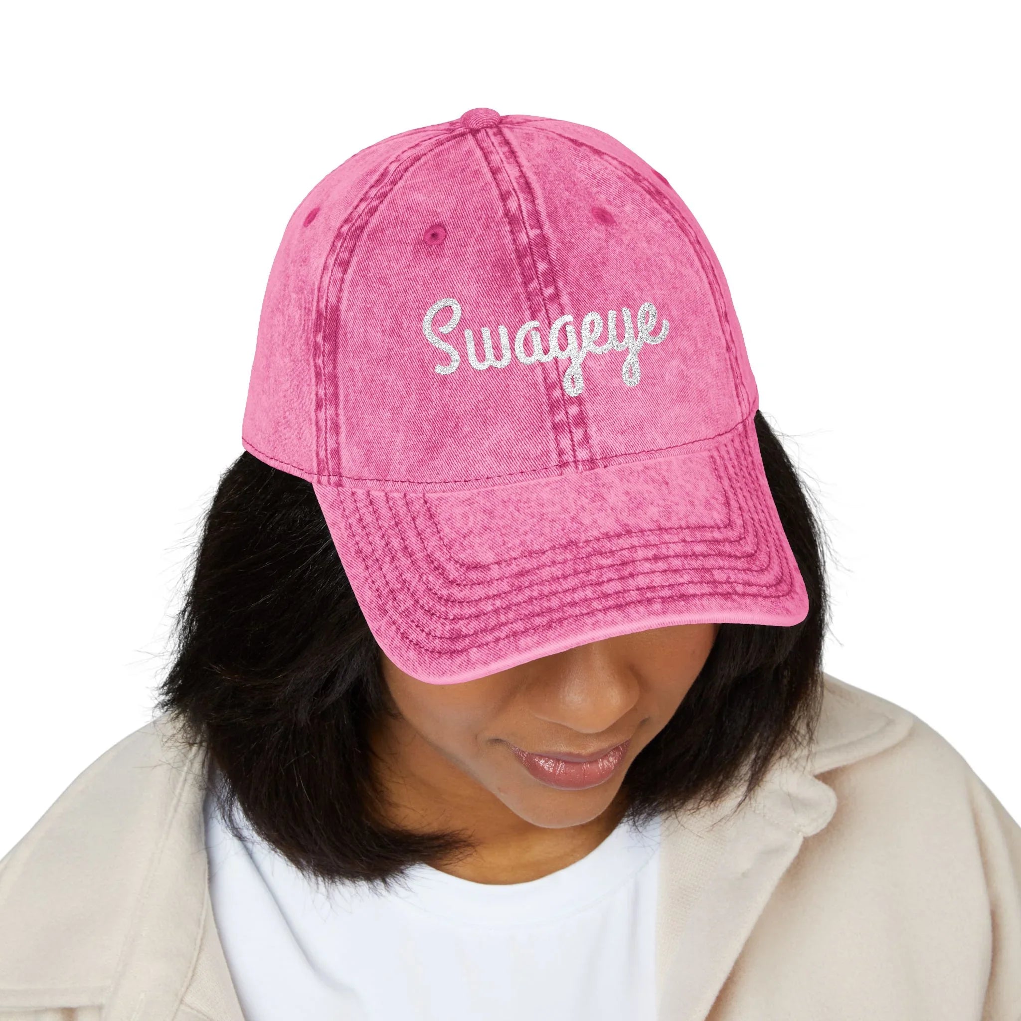 Swageye Vintage Embroidered Cap - Swag Hat for Casual Style