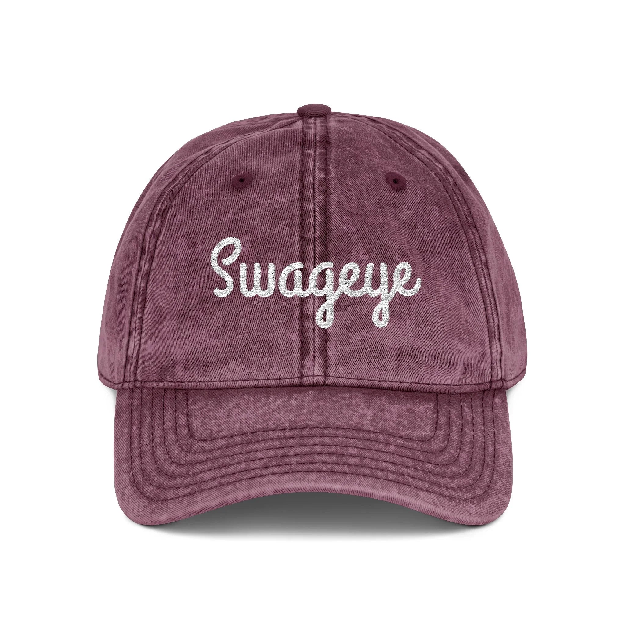 Swageye Vintage Embroidered Cap - Swag Hat for Casual Style