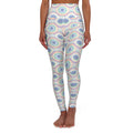 Pastel Pulse Leggings featuring a colorful circular pattern for comfort and style during workouts and daily activities.