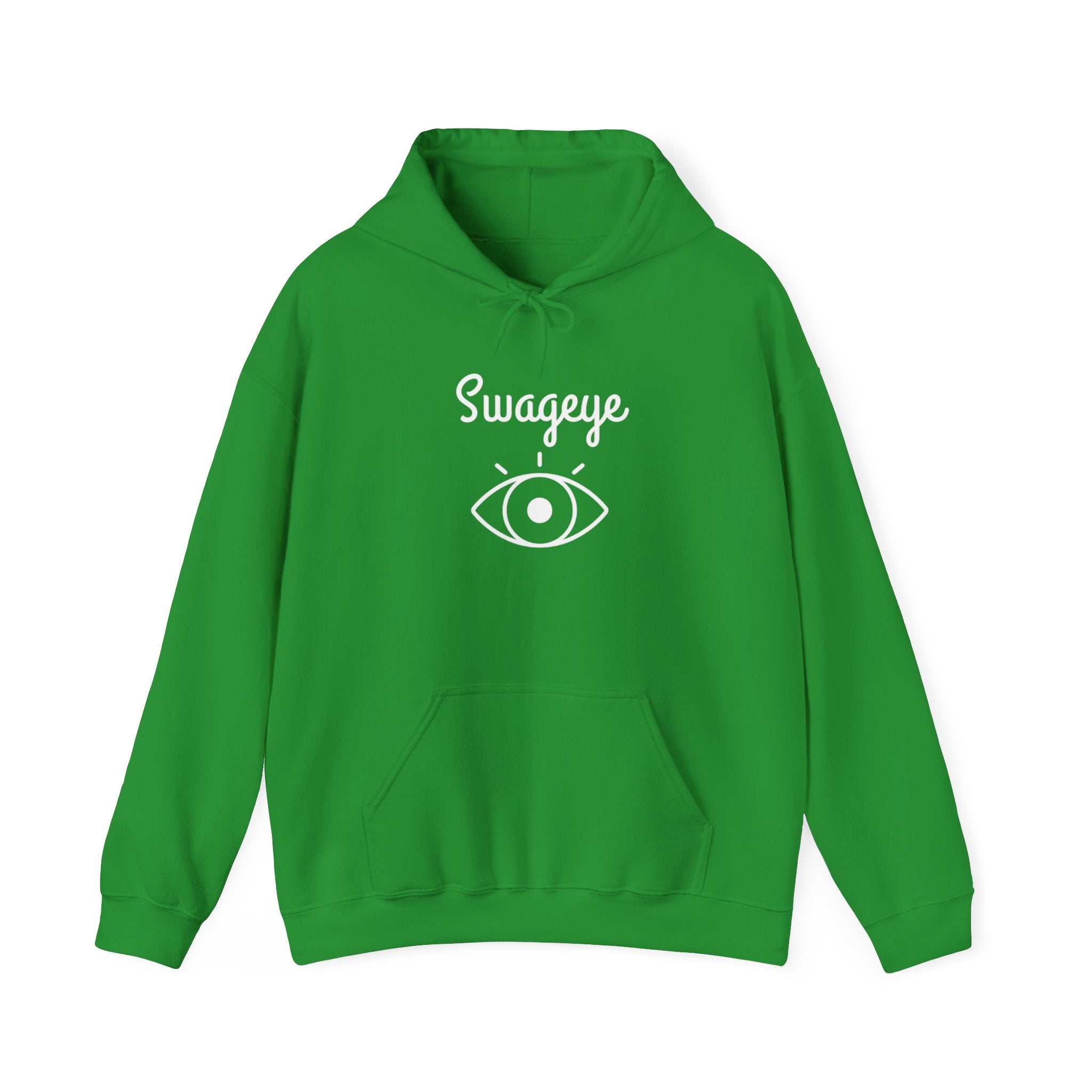 White Logo Hoodie - Swageye