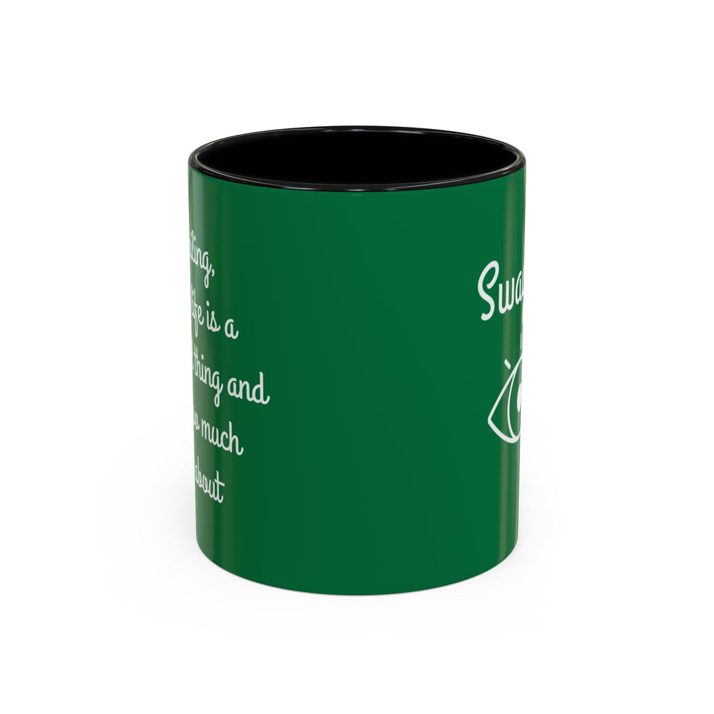 Swageye "Keep Smiling: Quote Accent Coffee Mug (11, 15oz)