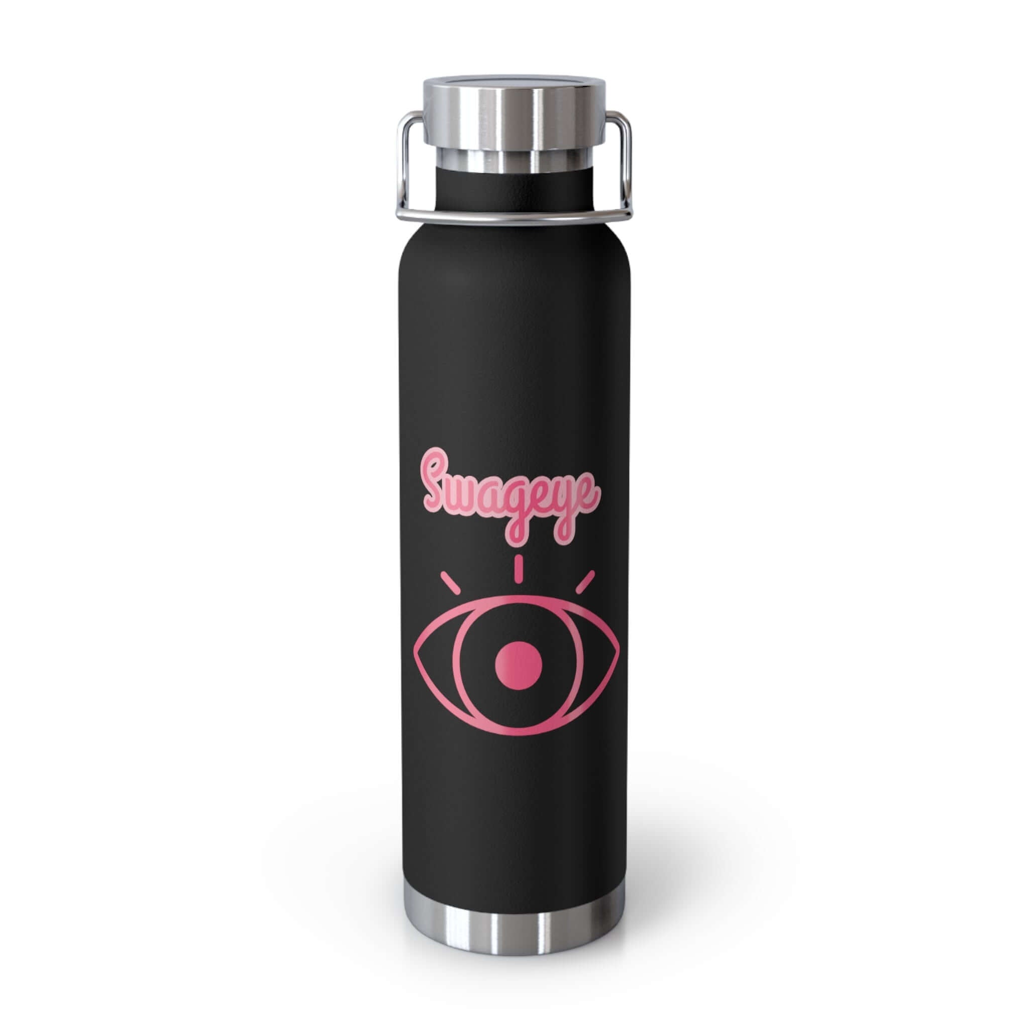 Stainless Steel Insulated Water Bottle 22 oz Swageye - Black