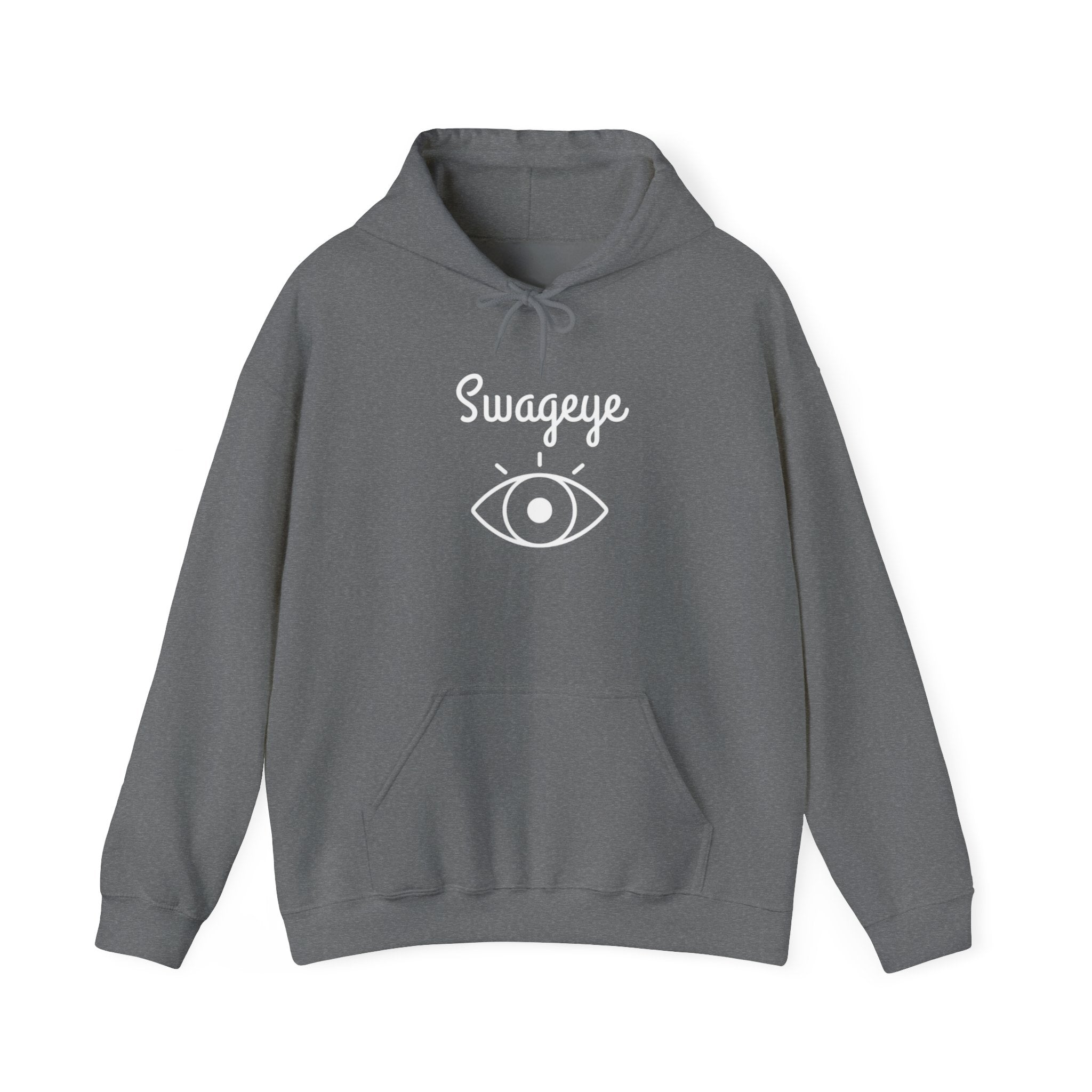 White Logo Hoodie - Swageye