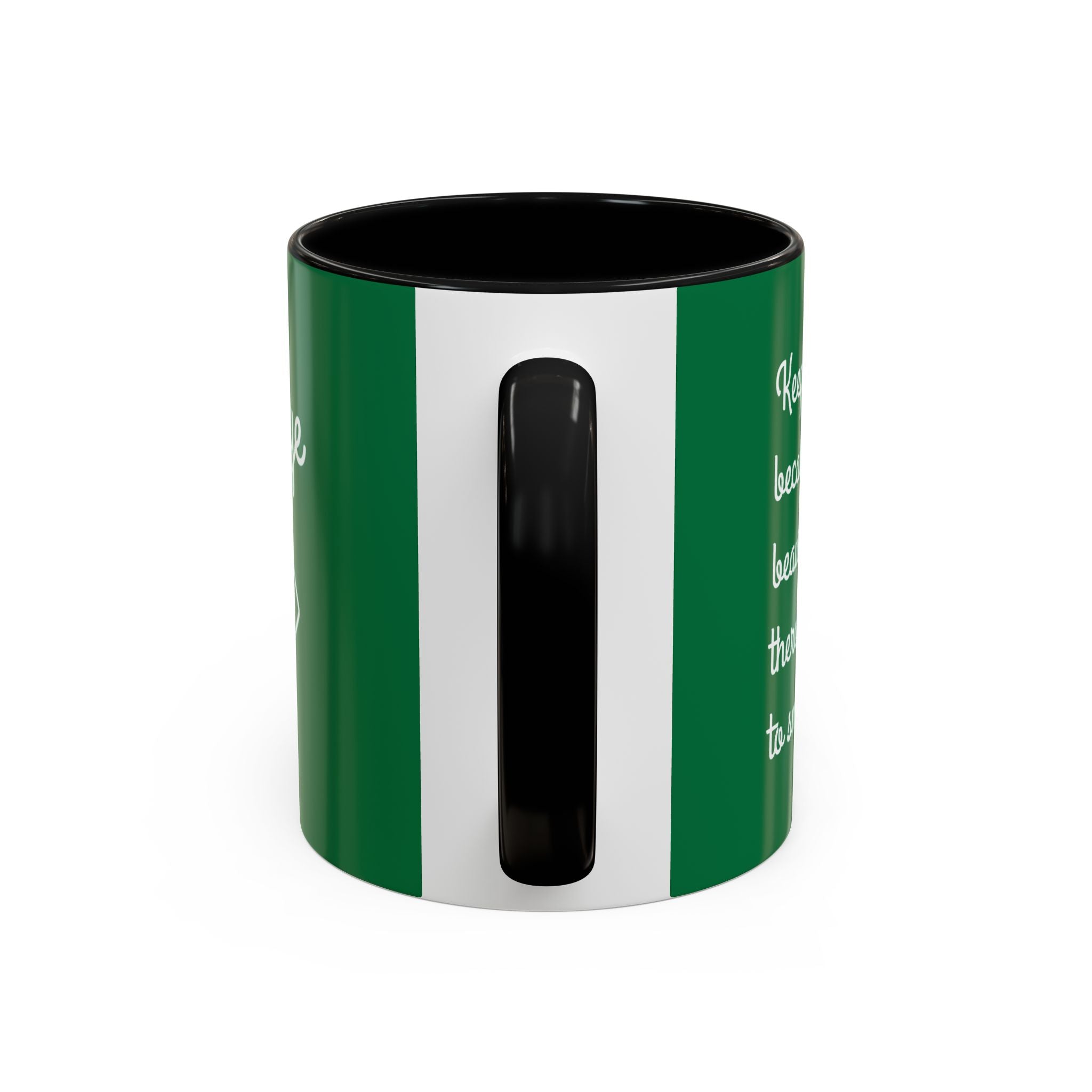 Swageye "Keep Smiling: Quote Accent Coffee Mug (11, 15oz)