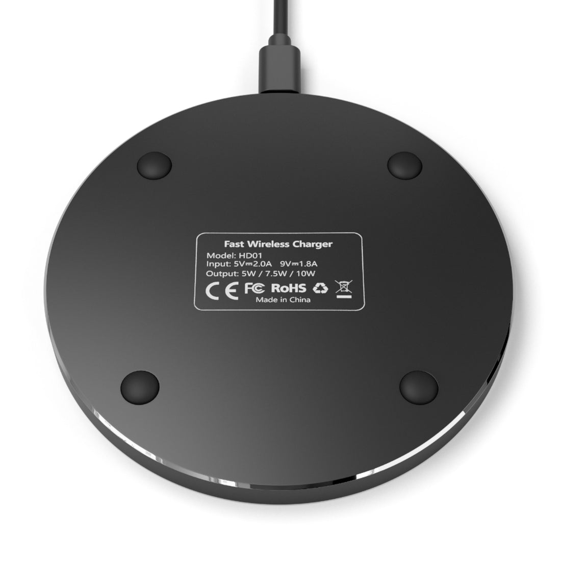 Swageye Chic Wireless Charger - Modern Swageye Design, Tech Gift, Desk Accessory, Home Gadget, College Essentials