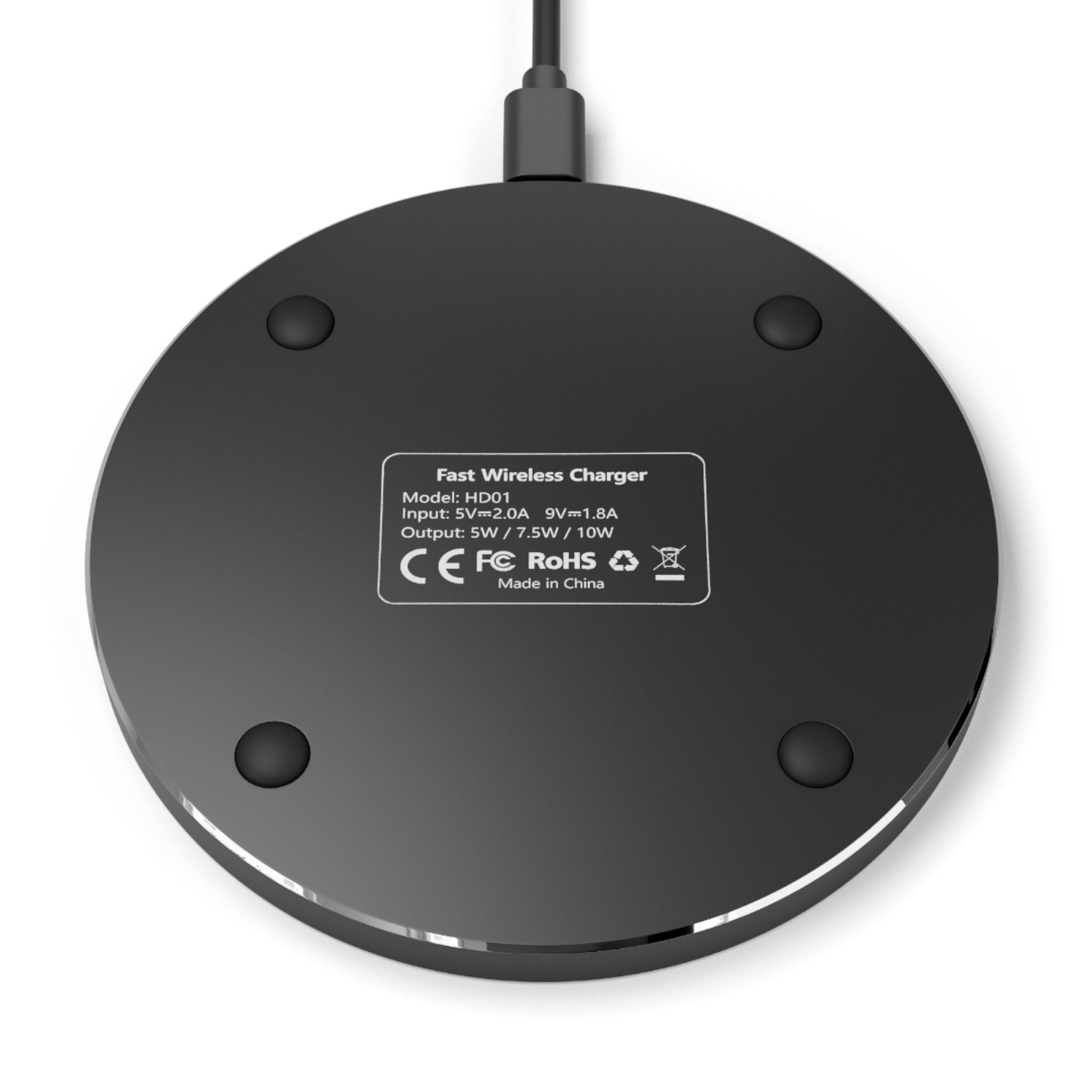Swageye Chic Wireless Charger - Modern Swageye Design, Tech Gift, Desk Accessory, Home Gadget, College Essentials