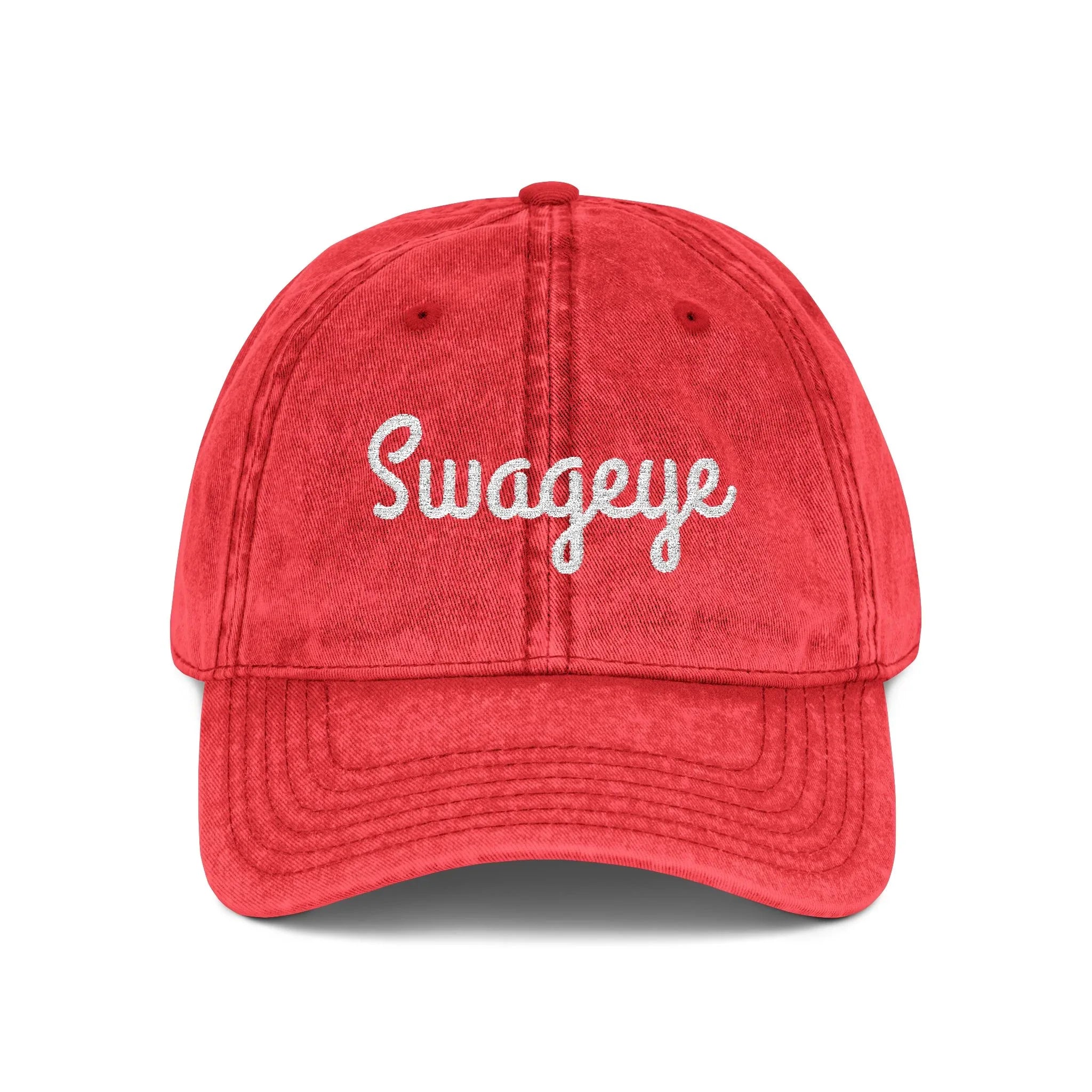 Swageye Vintage Embroidered Cap - Swag Hat for Casual Style