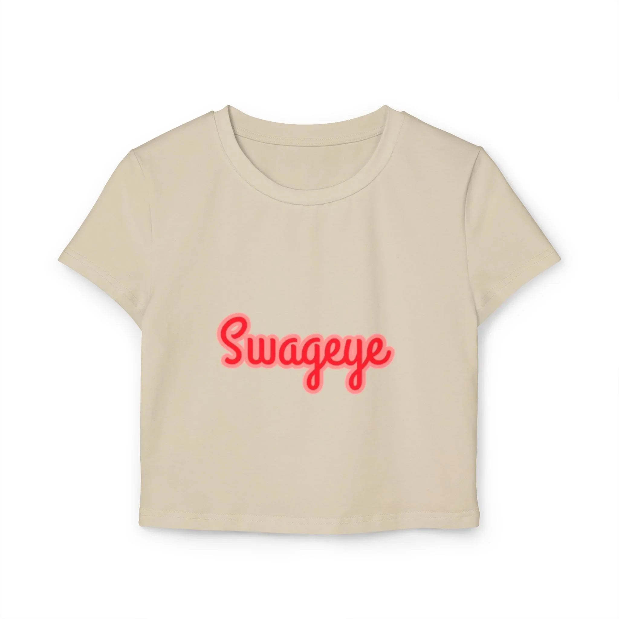 Swageye Baby Tee - Trendy Cropped T-Shirt for Casual Outings & Parties